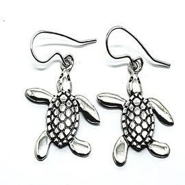 Brinco Tartaruga Em Prata - Id 5215