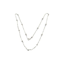 Corrente Bolinha Em Prata - Id 5517