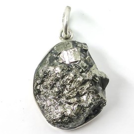 Pingente Pirita Em Prata - Id 4373