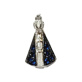 PINGENTE N. SENHORA APARECIDA EM PRATA 925 - ID 6459