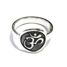 Anel Om Em Prata 925 - Id 5065