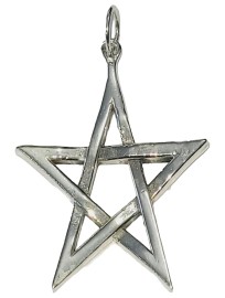 PINGENTE PENTAGRAMA EM PRATA 925 - ID 6903