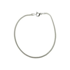 PULSEIRA ELO PIPOCA EM PRATA 925 - ID 6477