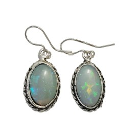 BRINCO OPALA NOBRE EM PRATA 925 - ID 6352