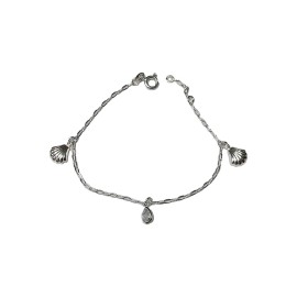 Pulseira Concha Em Prata - Id 5778