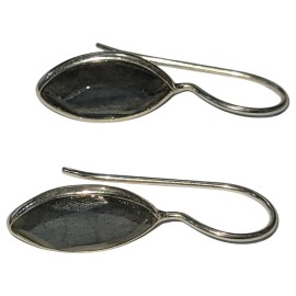 BRINCO LABRADORITA NAVETE EM PRATA 925 - ID 7099