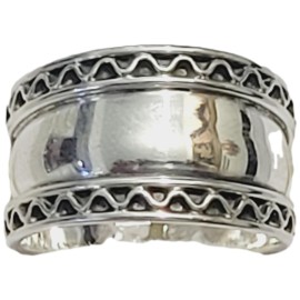 ANEL P� BAIXELA OU FALANGE ZIG ZAG EM PRATA 925 - ID 6677