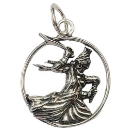 PINGENTE IANS� MEDALHA EM PRATA 925 - ID 6568