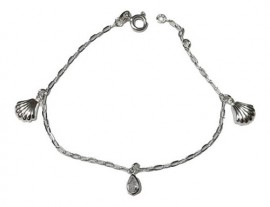 Pulseira Concha Em Prata - Id 5778