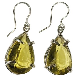 BRINCO GREEN GOLD GOTA EM PRATA 925 - ID 6875