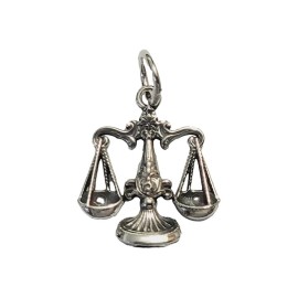 PINGENTE SIGNO LIBRA EM PRATA 925 - ID 6586