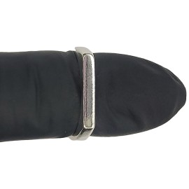 ANEL CHAPA EM PRATA 925 - ID 6789