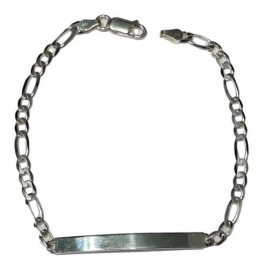 Pulseira Chapa Fina Em Prata - Id 5776