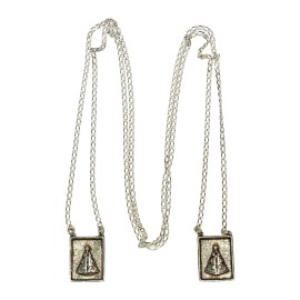 ESCAPULARIO N S APARECIDA EM PRATA 925 - ID 6950