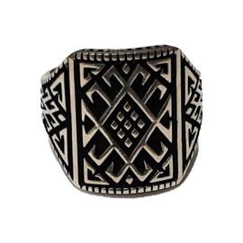 Anel Arabesco Em Prata - Id 5759