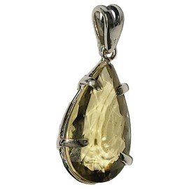 PINGENTE GREEN GOLD GOTA EM PRATA 925 - ID 6870