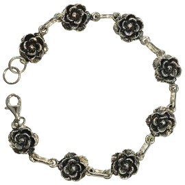 PULSEIRA ROSA EM PRATA 925 - ID 5964