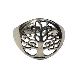 ANEL ARVORE DA VIDA  EM  PRATA 925 - ID 6057