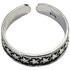ANEL P� OU FALANGE ESTRELA EM PRATA 925 - ID 6673