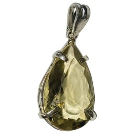 PINGENTE GREEN GOLD GOTA EM PRATA 925 - ID 6869