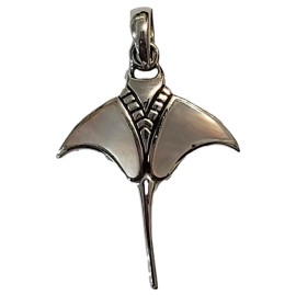 PINGENTE MADRE PEROLA RAIA EM PRATA 925 - ID 6783