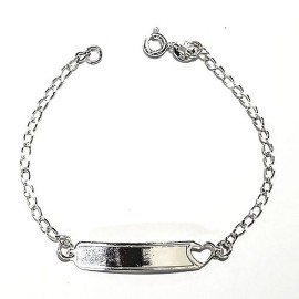 Pulseira Infantil Cora��o Em Prata 925 - Id 5197