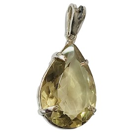 PINGENTE GREEN GOLD GOTA EM PRATA 925 - ID 6877