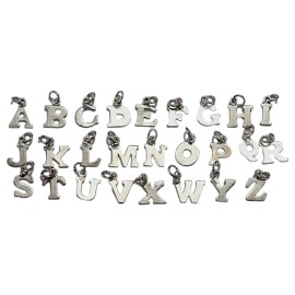 PINGENTE LETRA EM PRATA 925 - ID 6370ALF