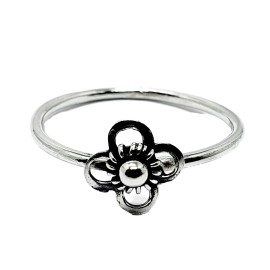 Anel  Pikun Em Prata - Id 5450