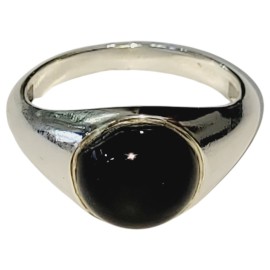 ANEL ONIX CABOCH�O EM PRATA 925 - ID 7070