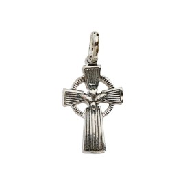 Pingente Cruz Com Divino E.s. Em Prata 925 - Id 5650