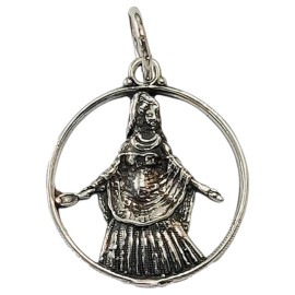 PINGENTE OXUM MEDALHA EM PRATA 925 - ID 6565