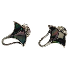 BRINCO ABALONE RAIA TARRAXA EM PRATA 925 - ID 7045