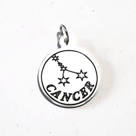 Pingente Constelao Signo Cancer Em Prata - Id 5390