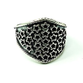 Anel Detalhe De Estrelas - Id 3439