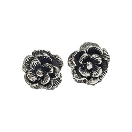 BRINCO ROSA TARRAXA EM PRATA 925 - id 5957