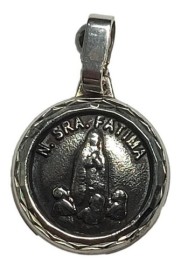 Pingente Nossa Senhora De Fatima Em Prata 925 - Id 6160