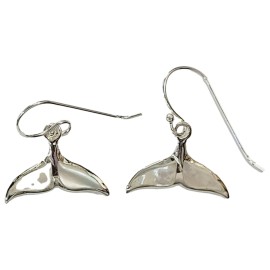 BRINCO MADRE PEROLA RABO DE BALEIA EM PRATA 925 - ID 6910