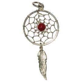 PINGENTE FILTRO DO SONHOS CORAL EM PRATA 925 - ID 7066