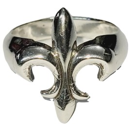 ANEL FLOR DE LIZ EM PRATA 925 - ID 6900