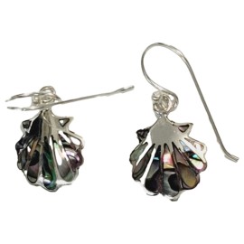 BRINCO ABALONE CONCHA EM PRATA 925 - ID 6909