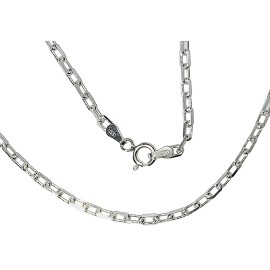 CORRENTE CADEADO EM PRATA 925 - ID 6800