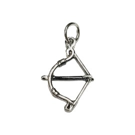 Pingente Arco E Flecha Oxossi  E Caboclo Prata 925 - Id 3649