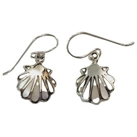 BRINCO MADRE PEROLA CONCHA EM PRATA 925 - ID 6908