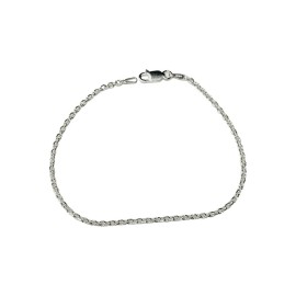 PULSEIRA ELO CADEADO EM PRATA 925 - ID 6475