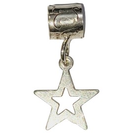 PINGENTE BERLOQUE ESTRELA  EM PRATA 925 - ID 6185