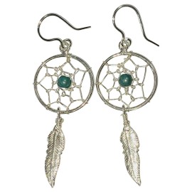 PINGENTE FILTRO DO SONHOS EM PRATA 925 PEDRA:TURQUESA