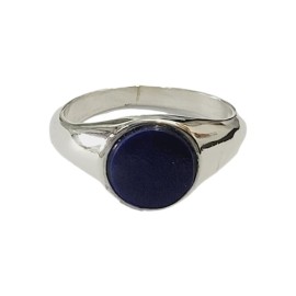 ANEL LAPISLAZULI MASCULINO EM PRATA 925 - ID 6523
