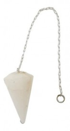 Pendulo Cristal De Rocha  Em Prata 925 - Id 5693