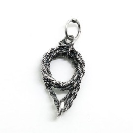 Pingente La�o Boiadeiro Umbanda Em Prata - Id 3724